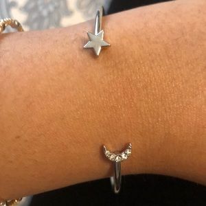 Star and moon bracelet